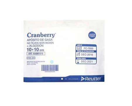 Apósito de Gasa Natural Cranberry 10×10